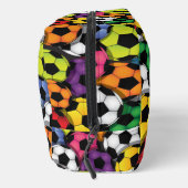 Kleurrijke Voetballen Design Dopp Kit toilettas Toilettasje (Rechts)