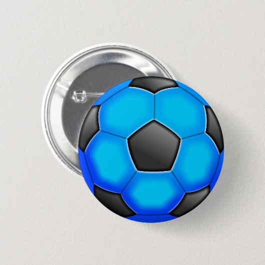 Kleurrijke Voetballen Ronde Button 5,7 Cm (Voorkant /achterkant)