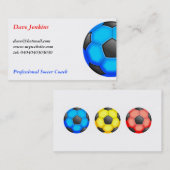Kleurrijke Voetballen Visitekaartje (Voorkant / Achterkant)