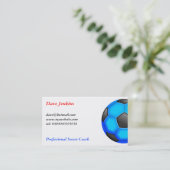 Kleurrijke Voetballen Visitekaartje (Staand voorkant)