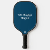 Kleurrijke vogel gepersonaliseerde pickleball padd paddle (Achterkant)