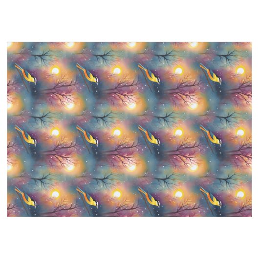 Kleurrijke Vogel in Boom met Zonneschijn | Tafelkleed (Voorkant (Horizontaal))