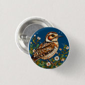 Kleurrijke Vogel Kunst Ronde Button 3,2 Cm (Voorkant /achterkant)
