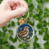 Kleurrijke Vogel Kunst Sleutelhanger (Hand)