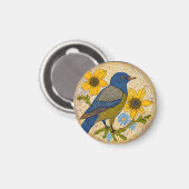 Kleurrijke vogel magneet (Voorkant / Achterkant)