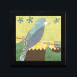 Kleurrijke vogel op een draad cadeaudoosje<br><div class="desc">Voel je artsy? Deze collage van vele verschillende patronen en kleuren die een vogel op een draad vertegenwoordigen zal om het even welk modern kunstminnaar verheugen. Kleur wat in je leven en op elk van je favoriete Zazzle-product van vandaag!</div>