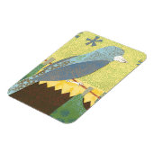 Kleurrijke vogel op een draad magneet (Linkerzijde)