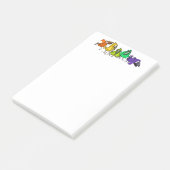 Kleurrijke Vogel Post-it® Notities Notes (Schuin)