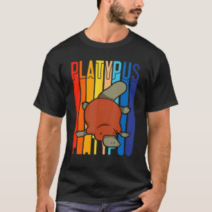 Kleurrijke vogelbekdier t-shirt