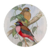 Kleurrijke vogelillustratie snijvlak snijplank (Voorkant)