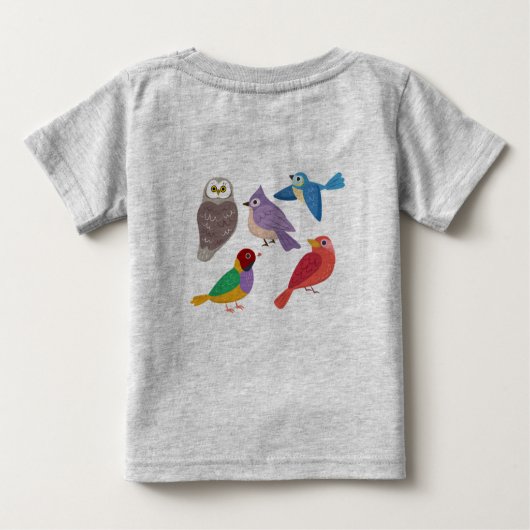 Kleurrijke vogels (Achterkant)