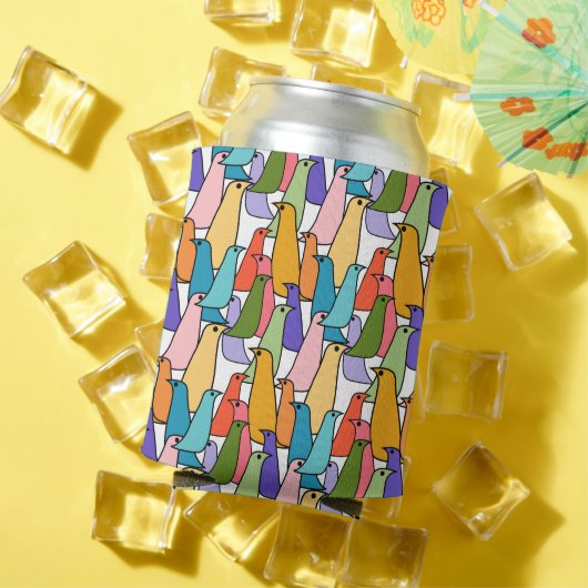 Kleurrijke vogels blikjeskoeler (Insitu Zomer)