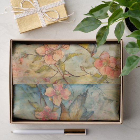 KLEURRIJKE VOGELS GEMENGDE MEDIA DECOUPAGE TISSUEPAPIER (Geschenk)