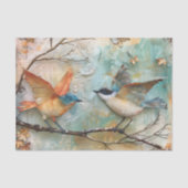 KLEURRIJKE VOGELS GEMENGDE MEDIA DECOUPAGE TISSUEPAPIER (Voorkant)