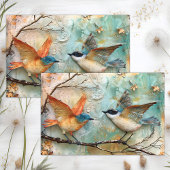 KLEURRIJKE VOGELS GEMENGDE MEDIA DECOUPAGE TISSUEPAPIER