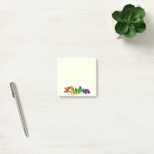 Kleurrijke Vogels Grappige Post-it® Notities Post-it® Notes (Kantoor)
