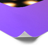 Kleurrijke vogels in een kerst Sky Celebration Poster (Hoek)