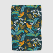 Kleurrijke vogels in het Natuur patroon Golfhanddoek (Voorkant)