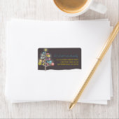 Kleurrijke Vogels Kerstboom vakantie labels (Insitu)