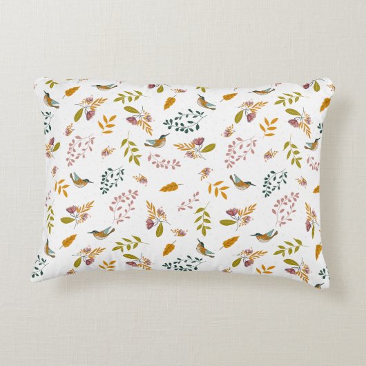 Kleurrijke vogels Kussensloop Accent Kussen (Achterkant)