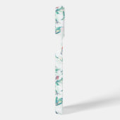 kleurrijke vogels laten een wit ontwerp achter iPhone hoesje (Rechterkant)