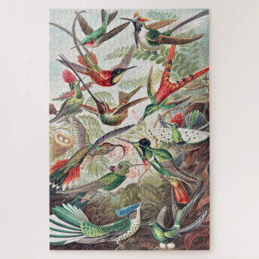 Kleurrijke vogels legpuzzel (Verticaal)