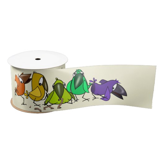 Kleurrijke vogels lint (Spoel)