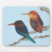 Kleurrijke Vogels op een Muismat (Voorkant)