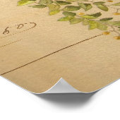 kleurrijke vogels op langger papier poster (Hoek)