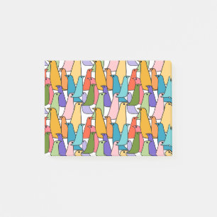 Kleurrijke vogels Post-it Notes