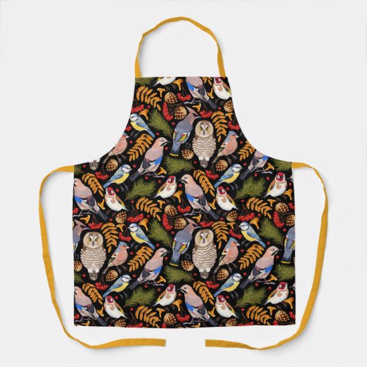 Kleurrijke Vogels Schort (Voorkant)