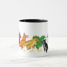 Kleurrijke vogels van een doder