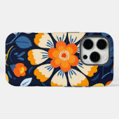 Kleurrijke Volkskunst Bloem Case-Mate iPhone Case (Achterkant (horizontaal))