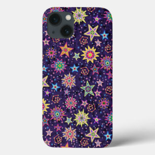 Kleurrijke Volkskunst Sterrenhemel Case-Mate iPhone Case