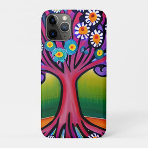 Kleurrijke Volkskunst Stijl Whimsical Boom   Case-Mate iPhone Case
