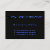 Kleurrijke volle Lunar Moon Rainbow Sky Visitekaartje (Achterkant)