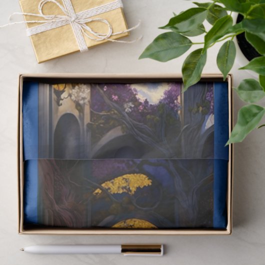 Kleurrijke vondsten tissuepapier (Geschenk)