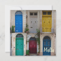 Kleurrijke voordeuren in Malta