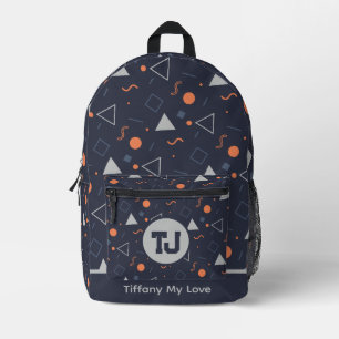 Kleurrijke voorschoolse sport patroon rugzak
