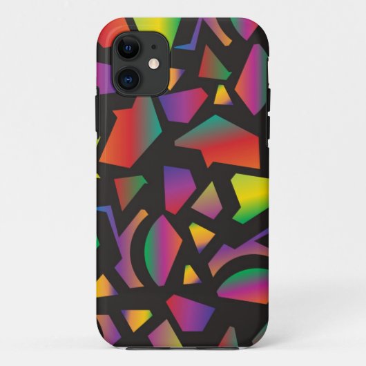 kleurrijke vormen Case-Mate iPhone case (Achterkant)