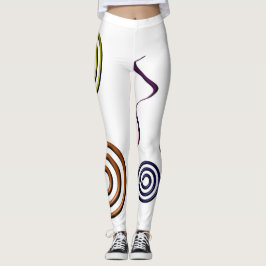 Kleurrijke vormen leggings
