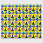 Kleurrijke Vormen Verpakkend Document Cadeaupapier (Vlak)