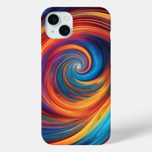 Kleurrijke vortex Case-Mate iPhone case (Achterkant)