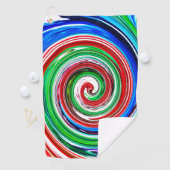 Kleurrijke vortex golfhanddoek (Insitu)