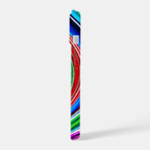 Kleurrijke vortex iPhone 15 case (Linkerkant)