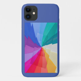 kleurrijke vortex op iPhone / iPad hoesje