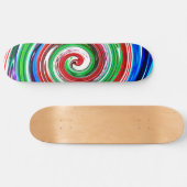 Kleurrijke vortex persoonlijk skateboard (Horizontaal)