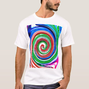 Kleurrijke vortex t-shirt