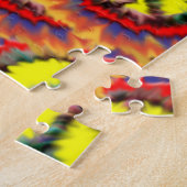 Kleurrijke Vrede Legpuzzel (Zijkant)