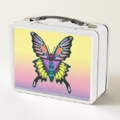 Kleurrijke Vredesvlinder op maat (Achterkant)